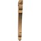 Ekena Millwork Olympic Arts & Crafts Smooth Bracket, Western Red Cedar, 3 1/2"W x 42"D x 42"H BKT04X42X42OLY03SWR - alternate 4